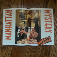 Woody Allen Manhattan Murder Mystery Japanese Movie Book