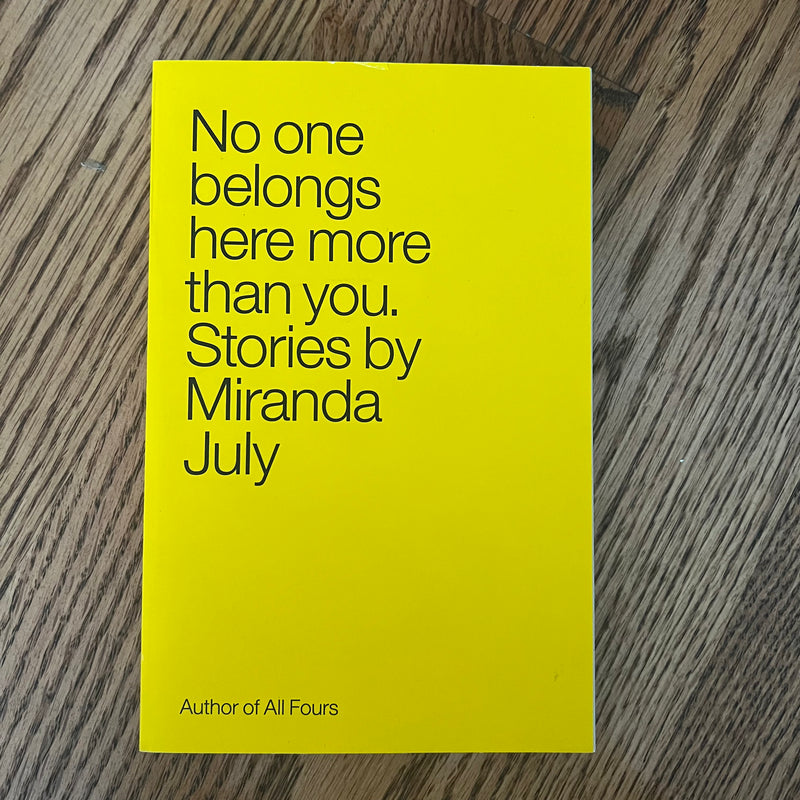 No one belongs here more than you.