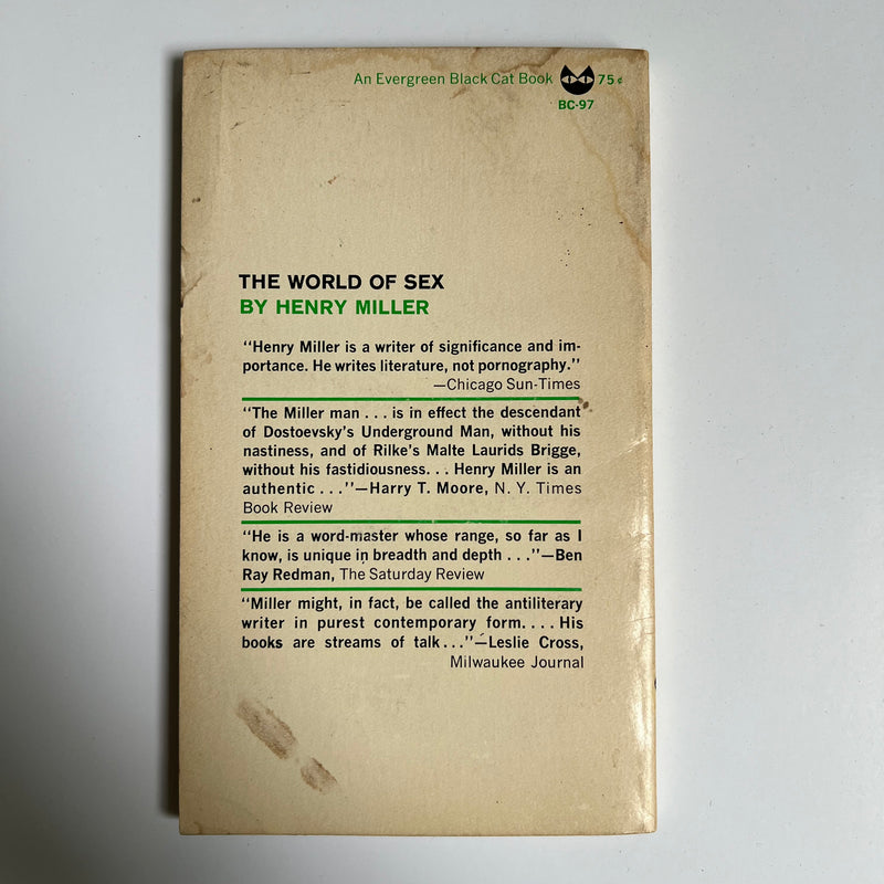 The World of Sex by Henry Miller