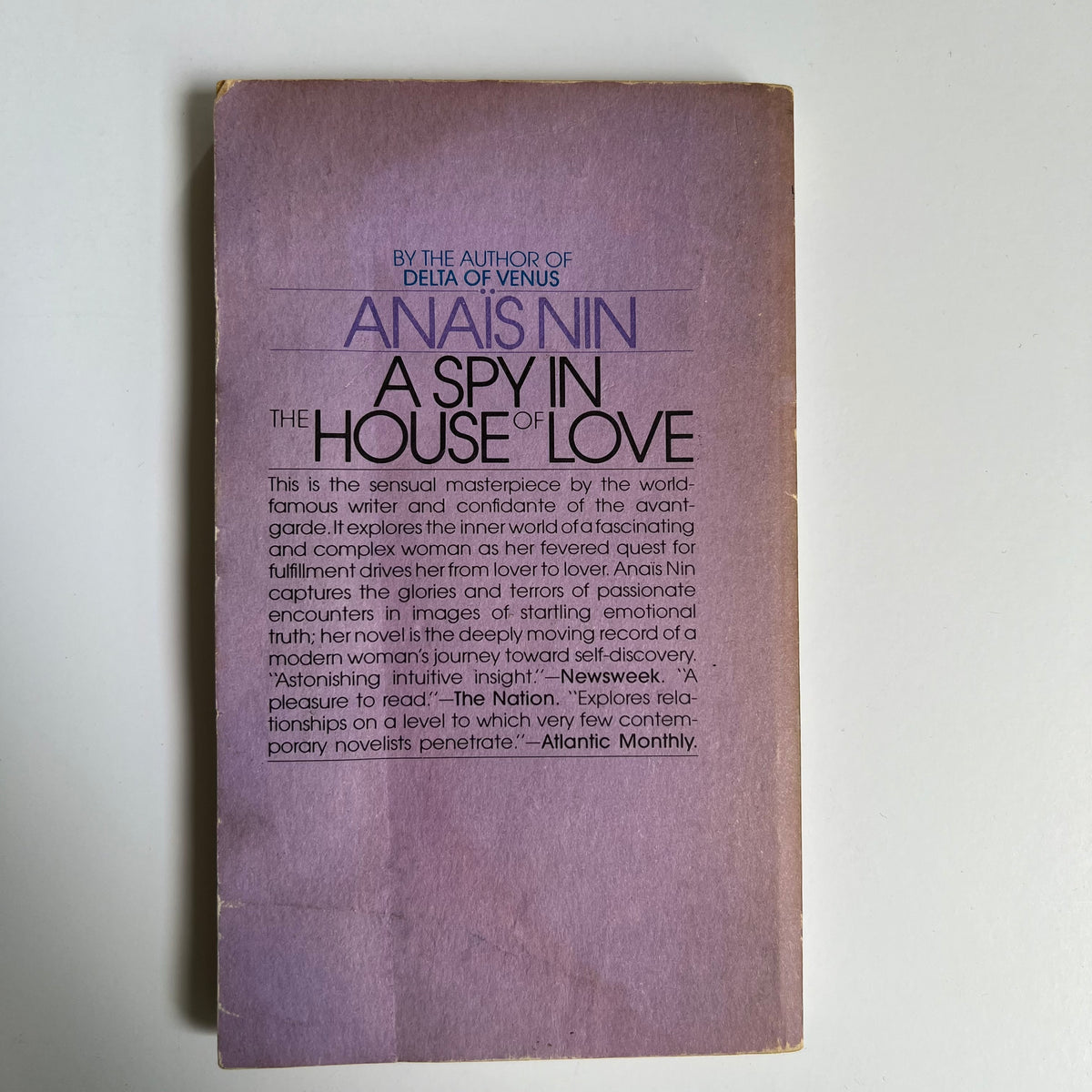 A Spy In The House of Love / Anais Nin